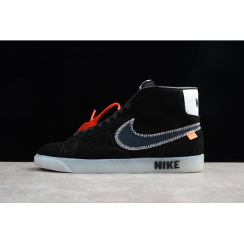 Off-White x Nike Blazer Mid Black and WoShoes AA3832-001 Shoes